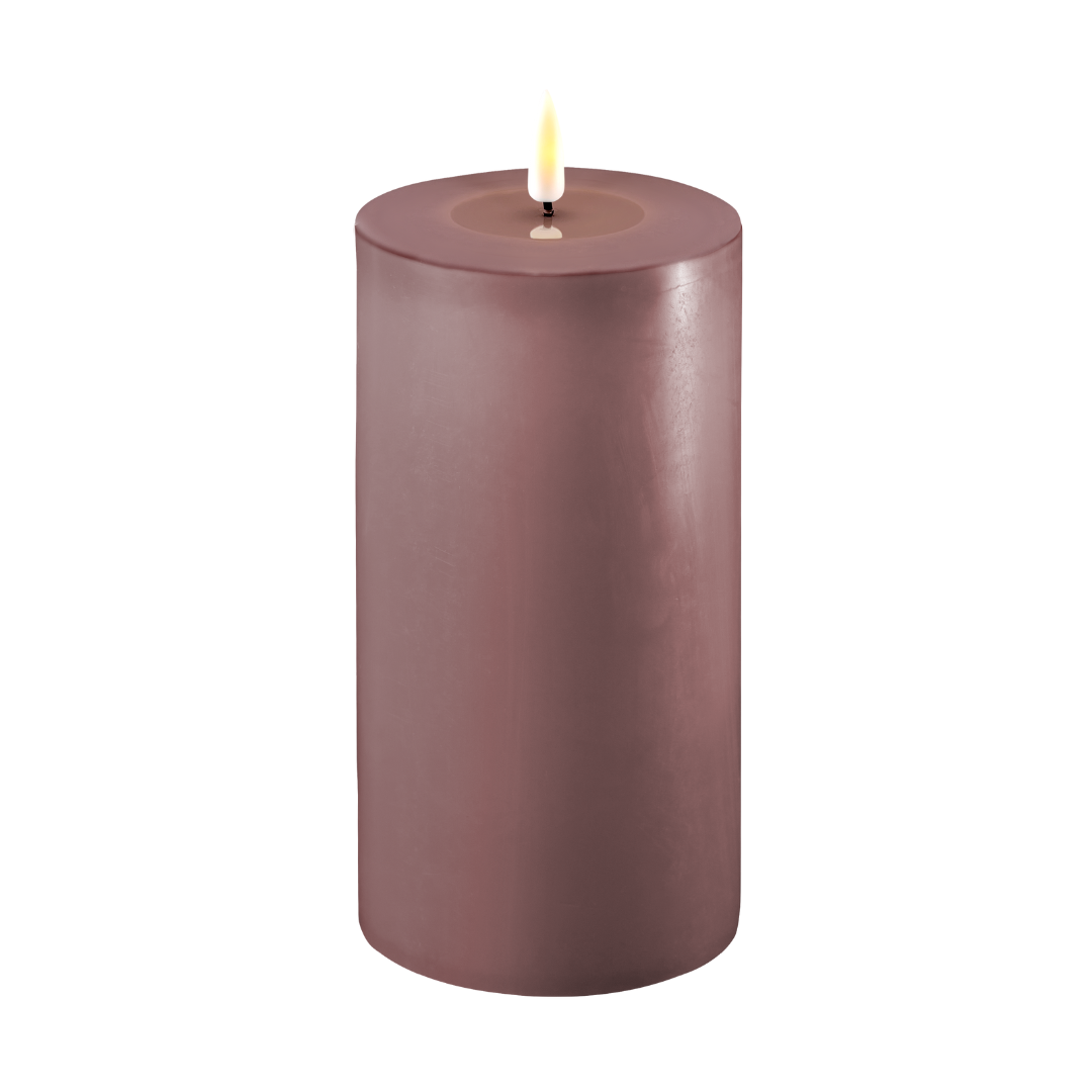 Burgundy online led candles