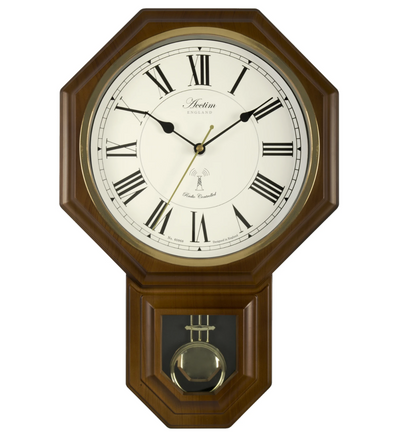 Yarnton Radio Controlled Wall Clock - Plum Retail