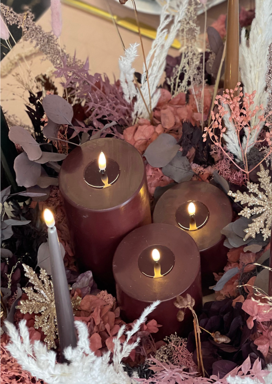 Coloured LED Candles