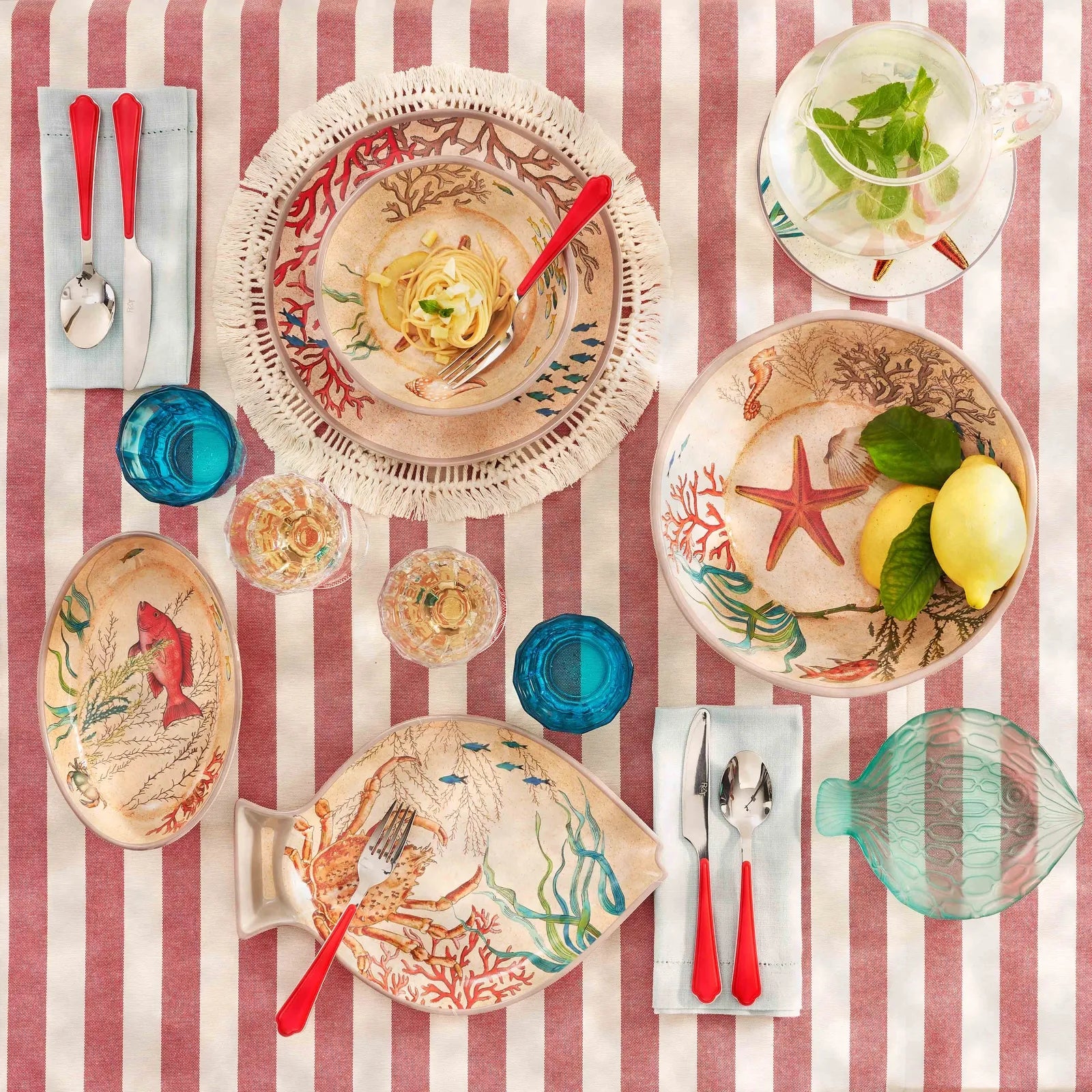 Rose & Tulipani Sea Life Melamine Collection