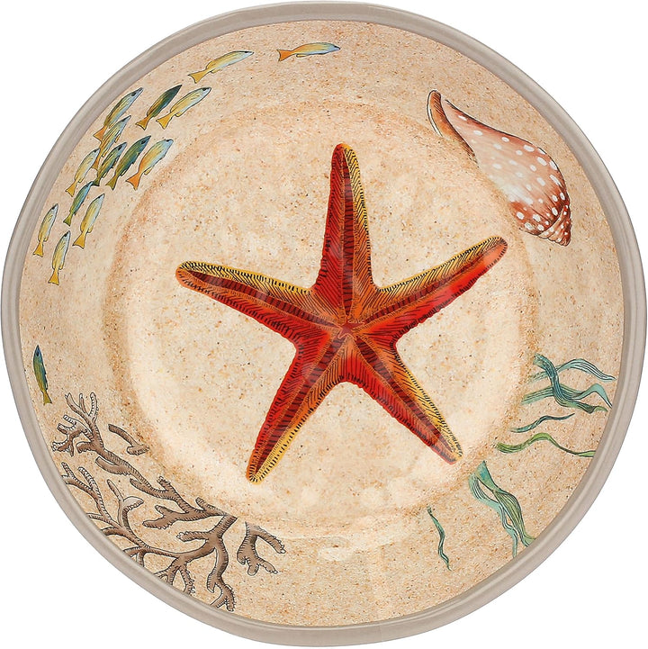 Sea Life Set of 2 Melamine Soup Bowls