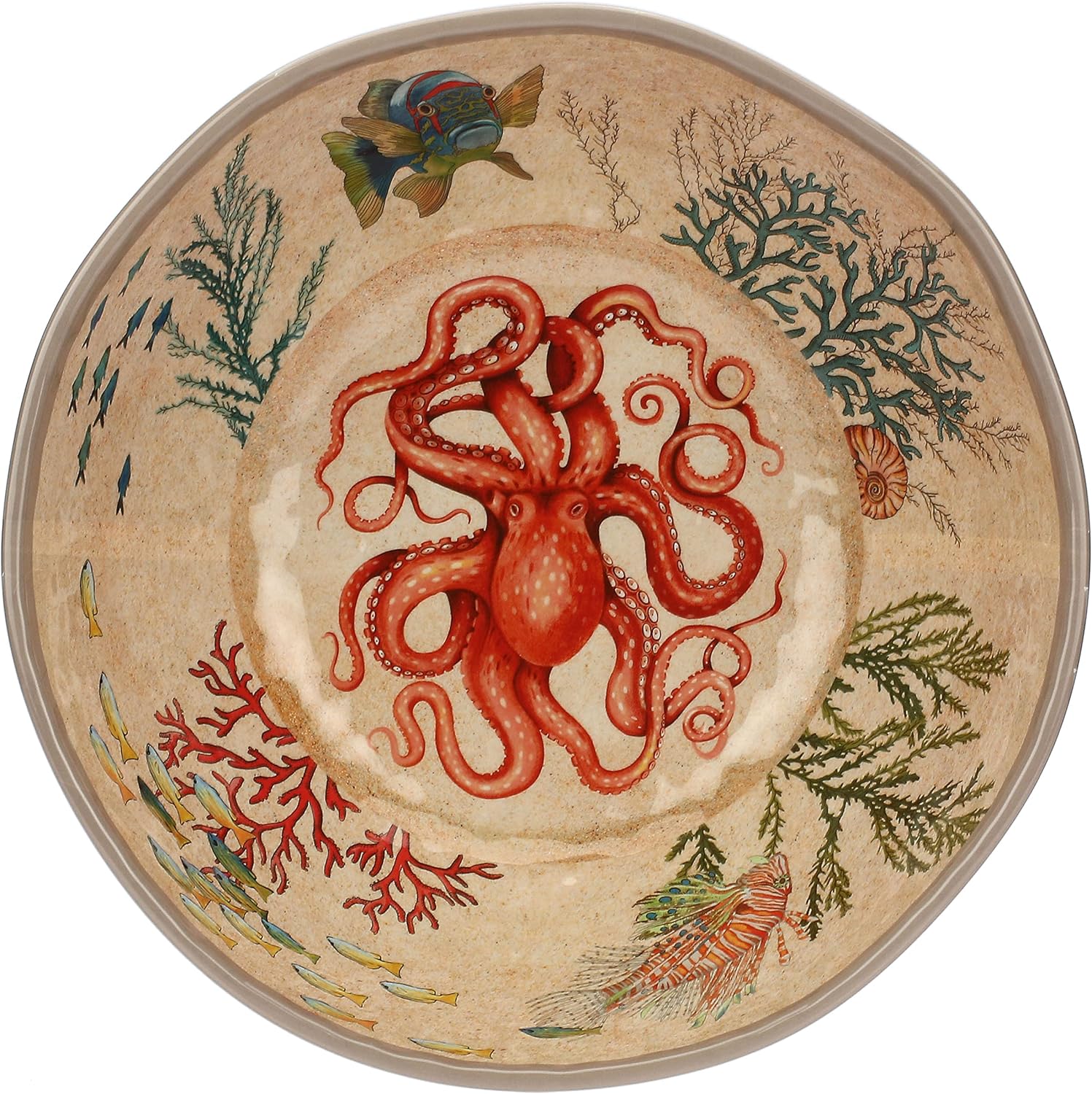 Sea Life by Rose & Tulipani Rose & Tulipani Salatteller, Melamin, 2 Stück