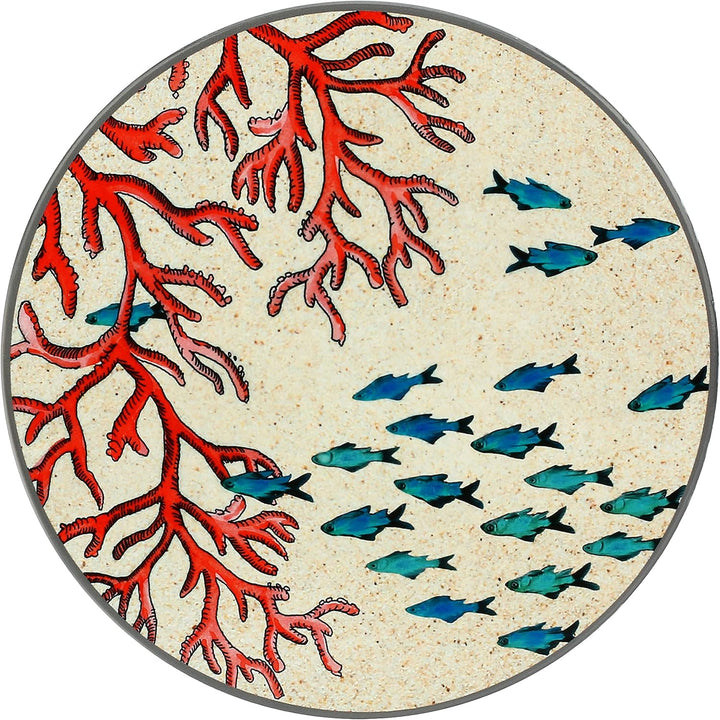 Sea Life Round Trivet