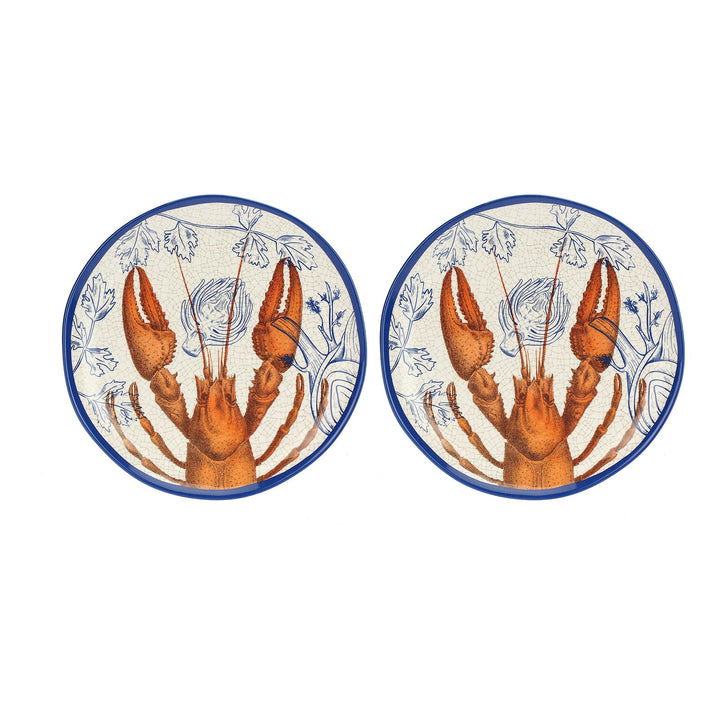 Ocean Life Melamine Dinner Plates Set of 2 - 27cm