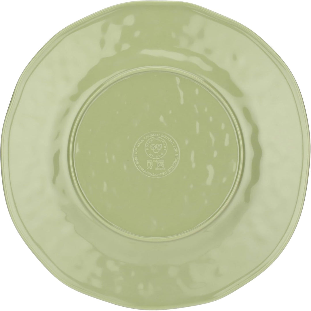 Olyvia Olive Melamine Salad Plates Set of 2 – 21cm