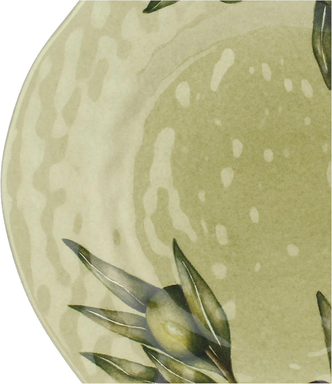 Olyvia Olive Melamine Salad Plates Set of 2 – 21cm