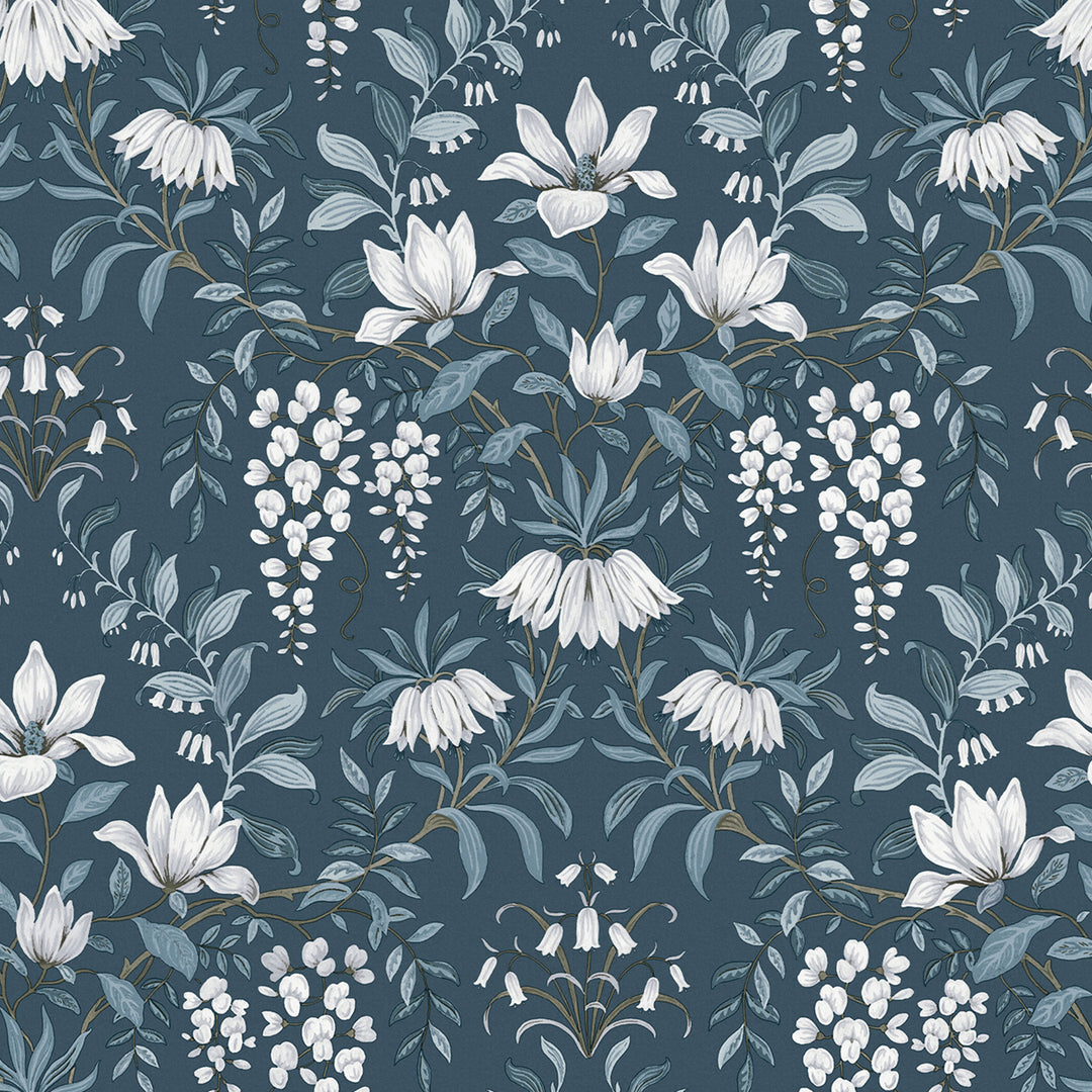 Parterre Dusky Seaspray Wallpaper