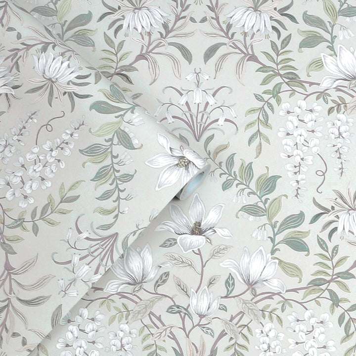 Parterre Sage Green Wallpaper