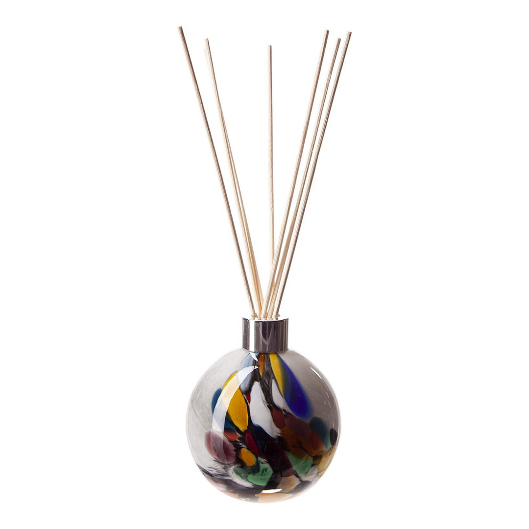Glass Sphere Reed Diffuser in Grey Inferno