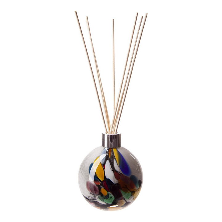 Glass Sphere Reed Diffuser in Grey Inferno