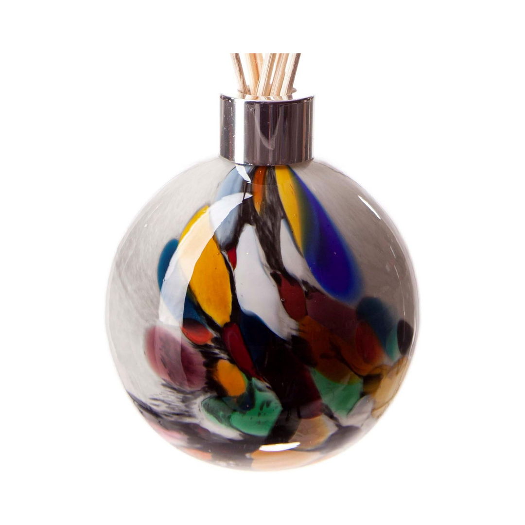Glass Sphere Reed Diffuser in Grey Inferno