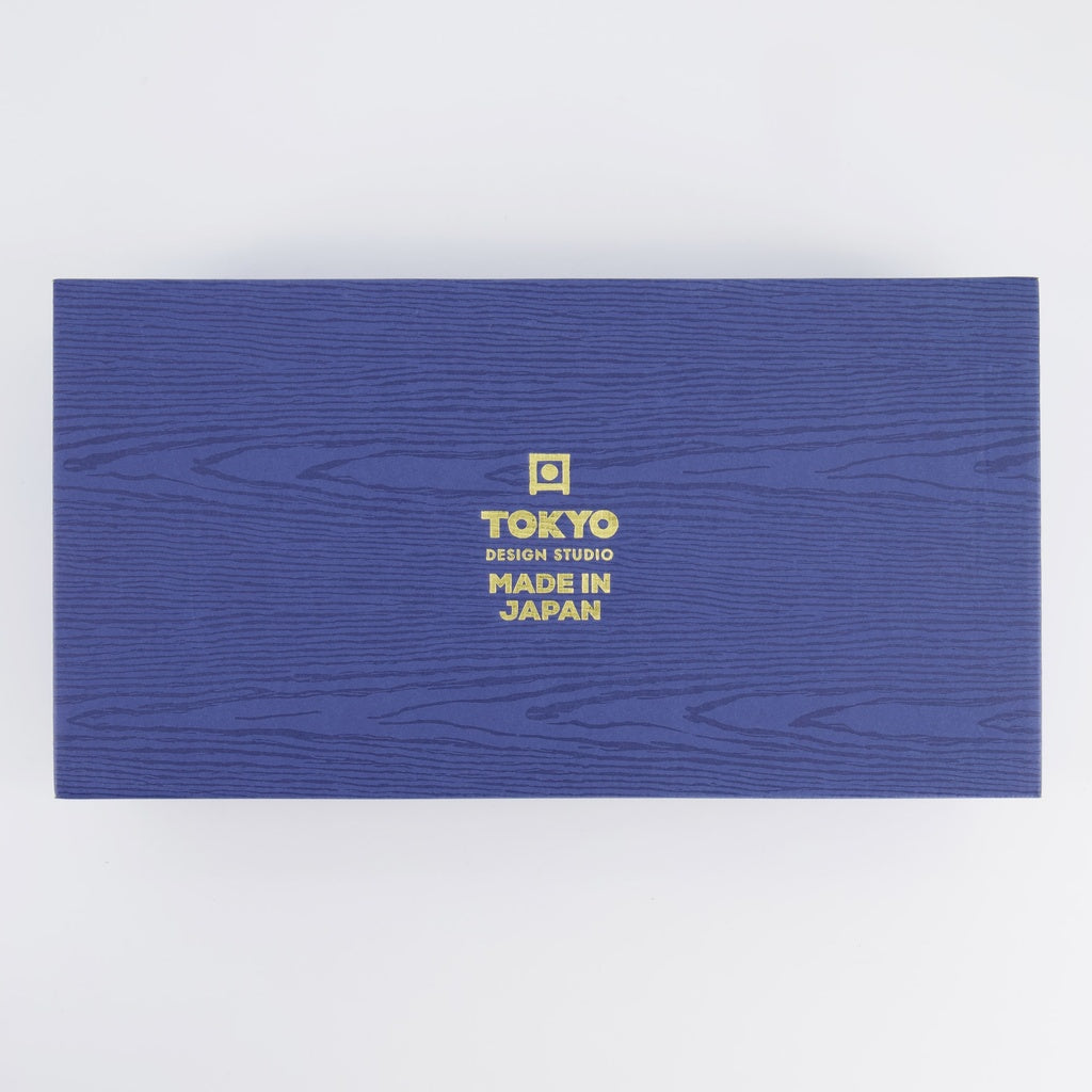 Nippon Blue Tayo Bowl Gift Set of 2 with Chopsticks