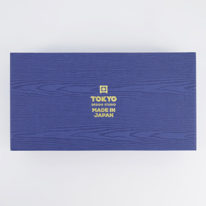 Nippon Blue Tayo Bowl Gift Set of 2 with Chopsticks