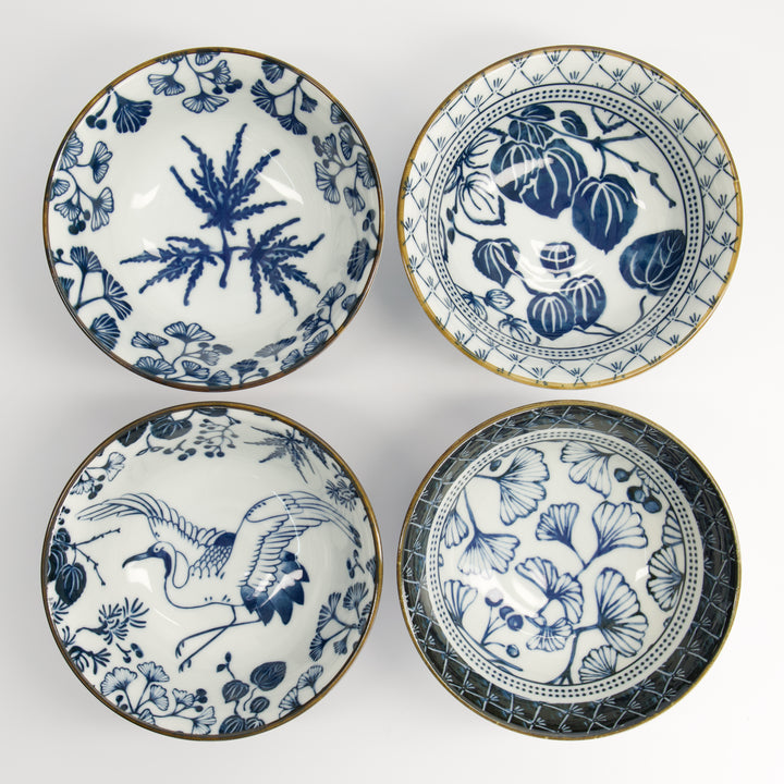 Flora Japonica Tayo Bowl 500 ml Gift Set of 4