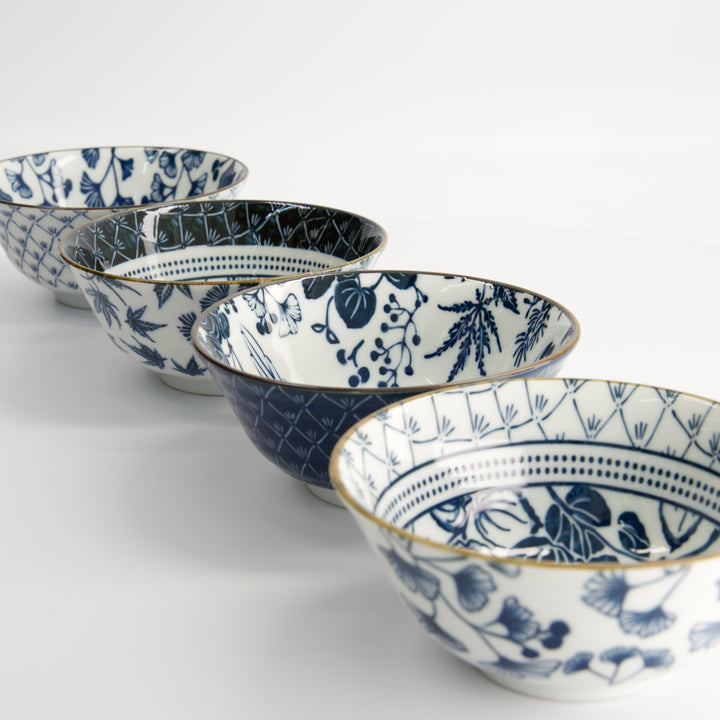 Flora Japonica Tayo Bowl 500 ml Gift Set of 4