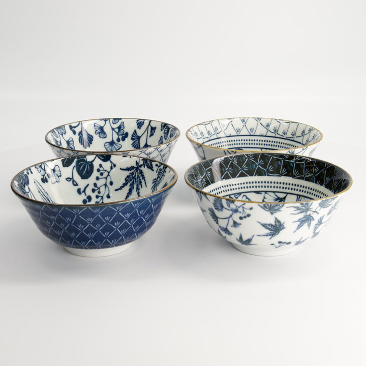 Flora Japonica Tayo Bowl 500 ml Gift Set of 4