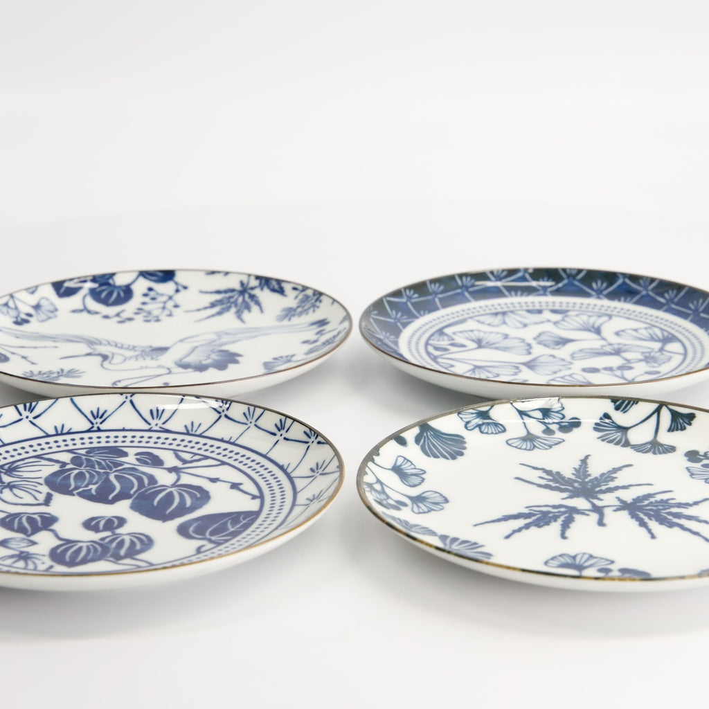 Flora Japonica Plate Gift Set of 4 – 16cm Porcelain Plates