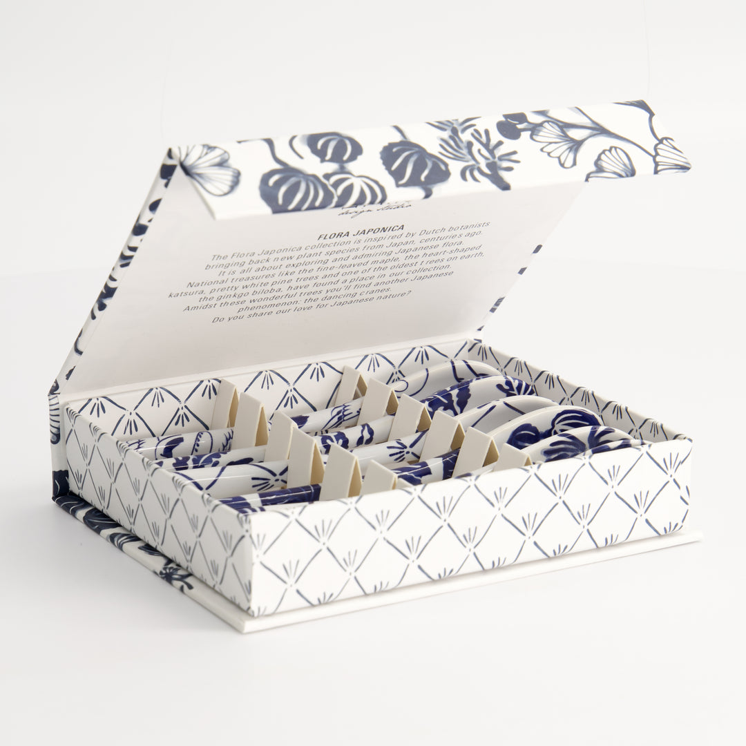 Flora Japonica Porcelain Spoon Set of 6