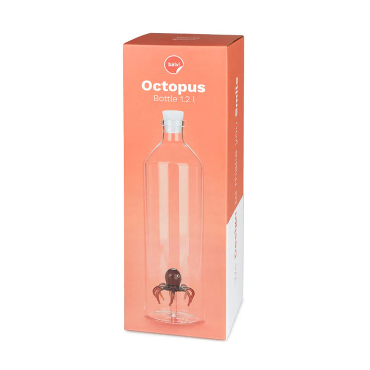 Atlantis Octopus Glass Water Bottle