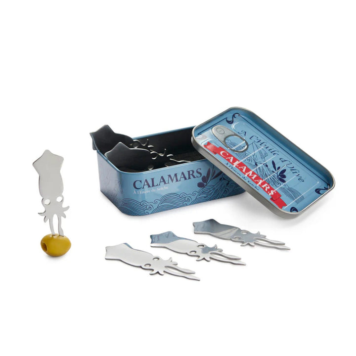 Conserverie Calamars Appetiser Forks Set of 6