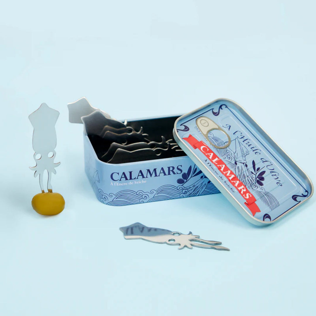 Conserverie Calamars Appetiser Forks Set of 6