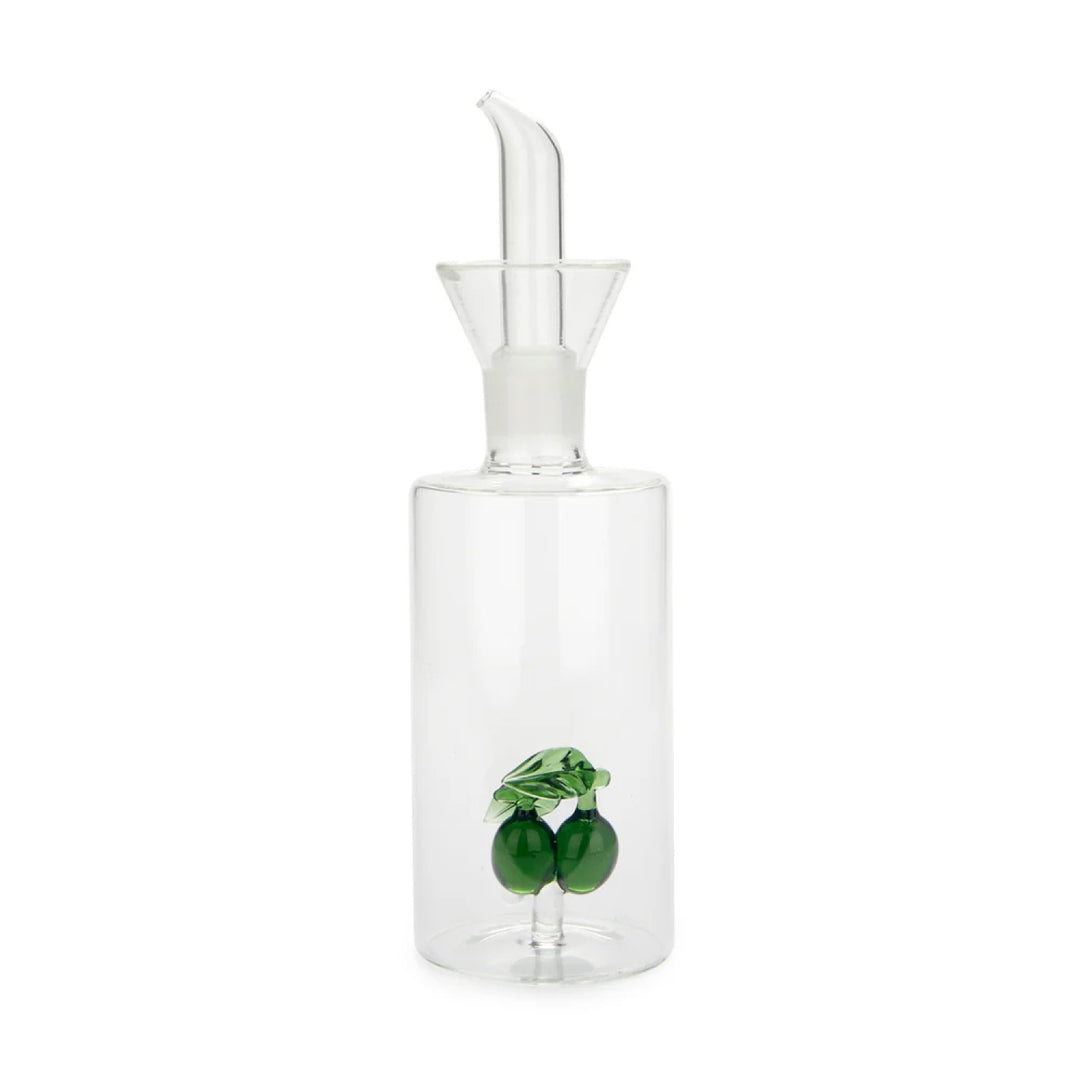 Olives Glass Olive Oil Dispenser