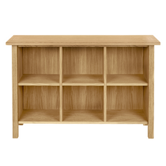 Milton Oak Low Bookcase