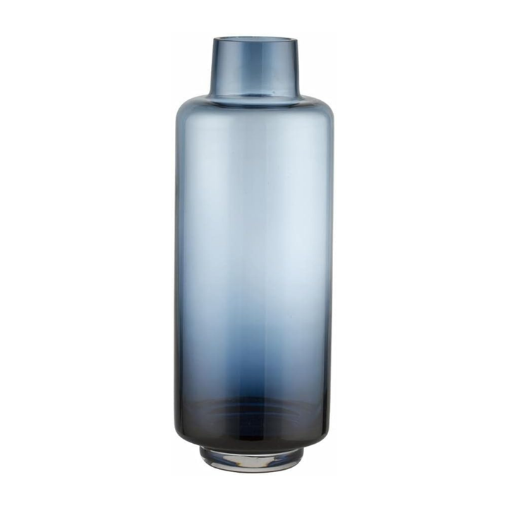 Hedria Mouth-Blown Glass Vase - Sargasso Sea