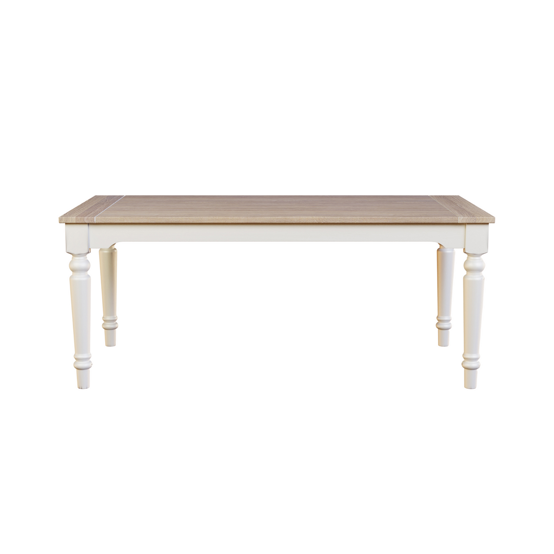 Dorset White Fixed Dining Table