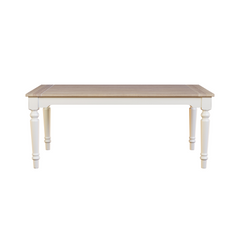 Dorset White Fixed Dining Table