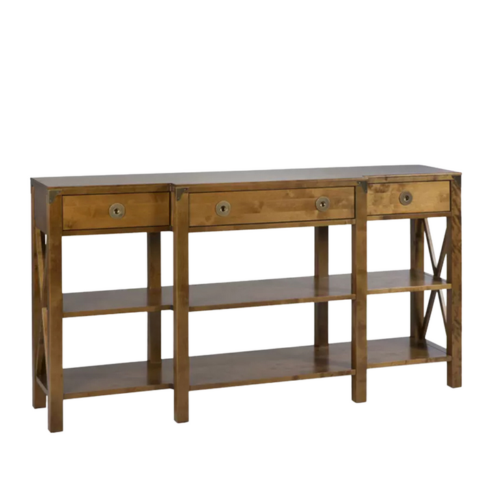 Balmoral 3 Drawer Triple Console Table