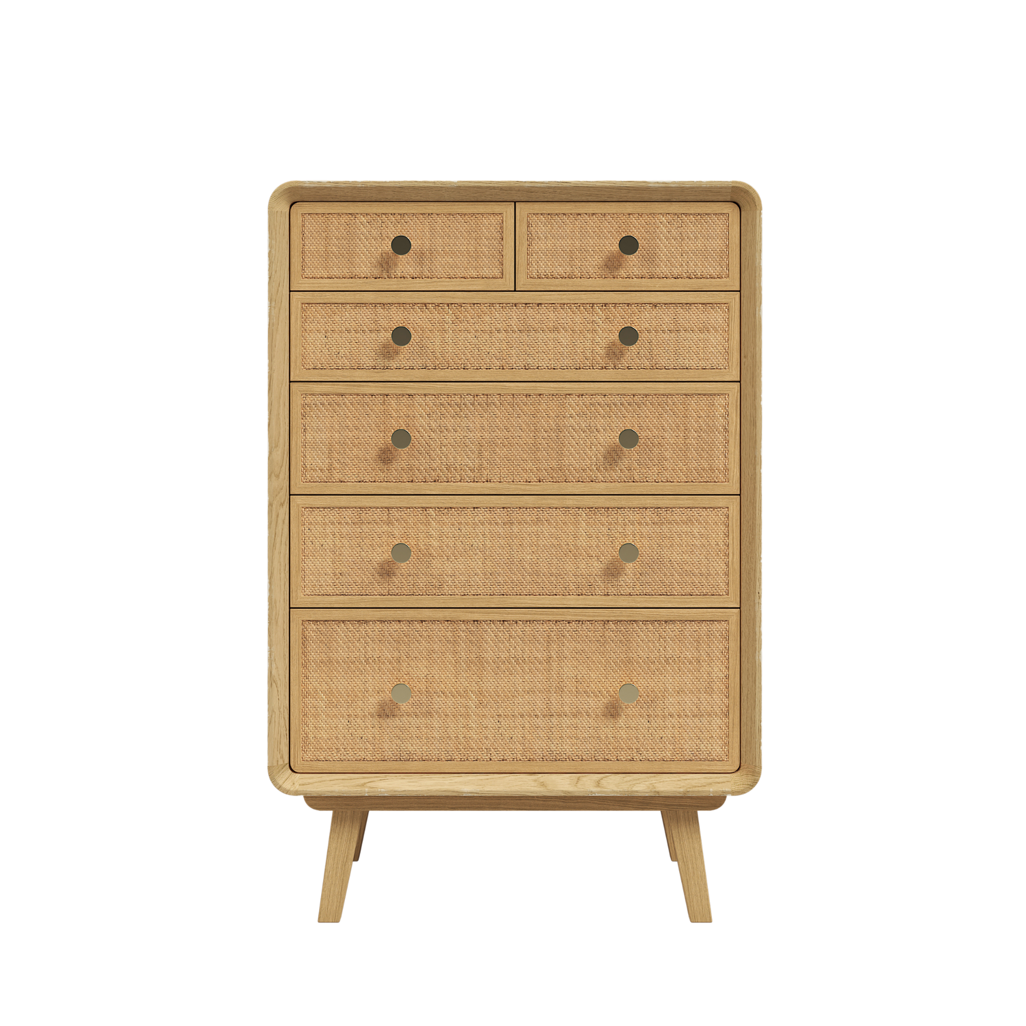 Millen Rattan 2+4 Drawer Chest