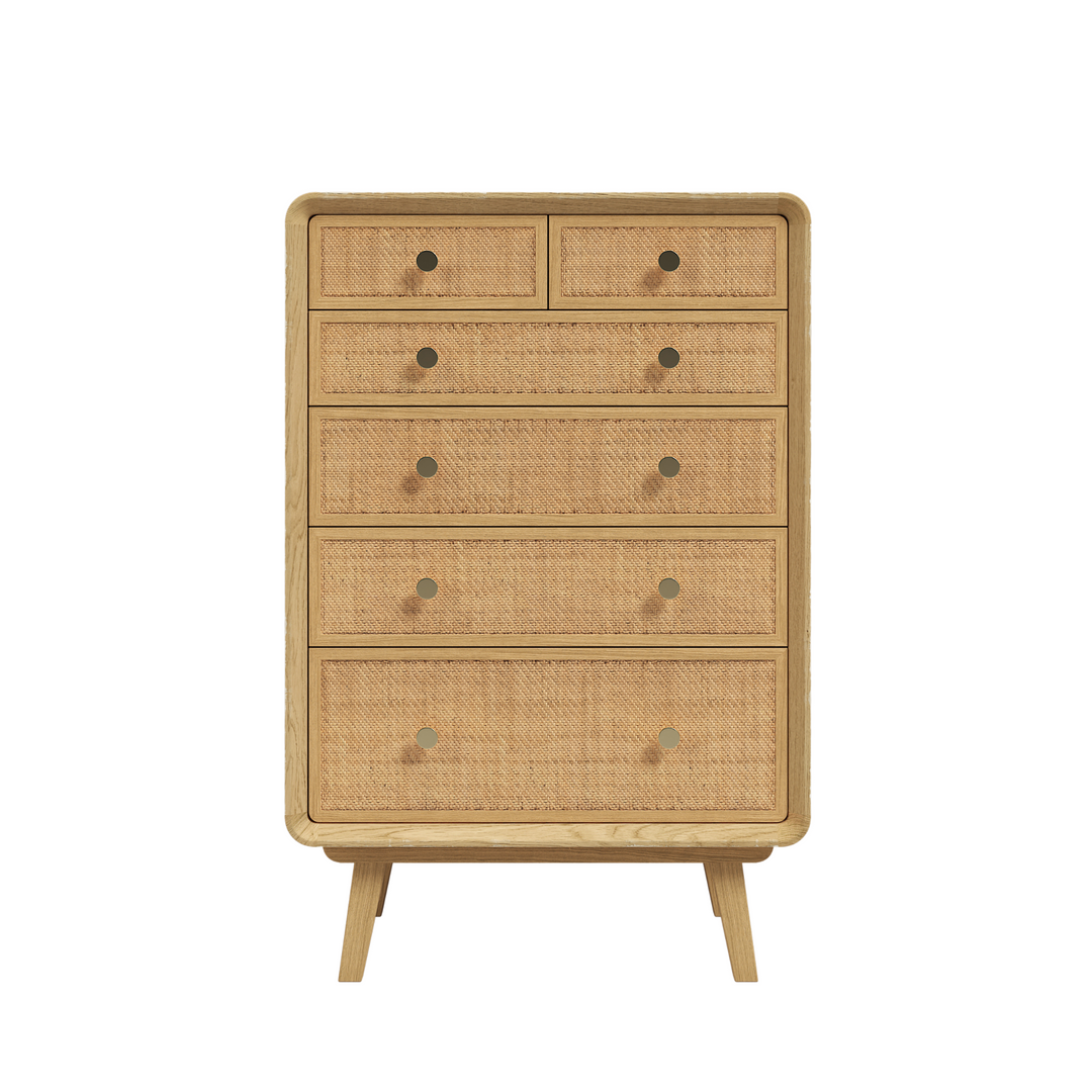 Millen Rattan 2+4 Drawer Chest