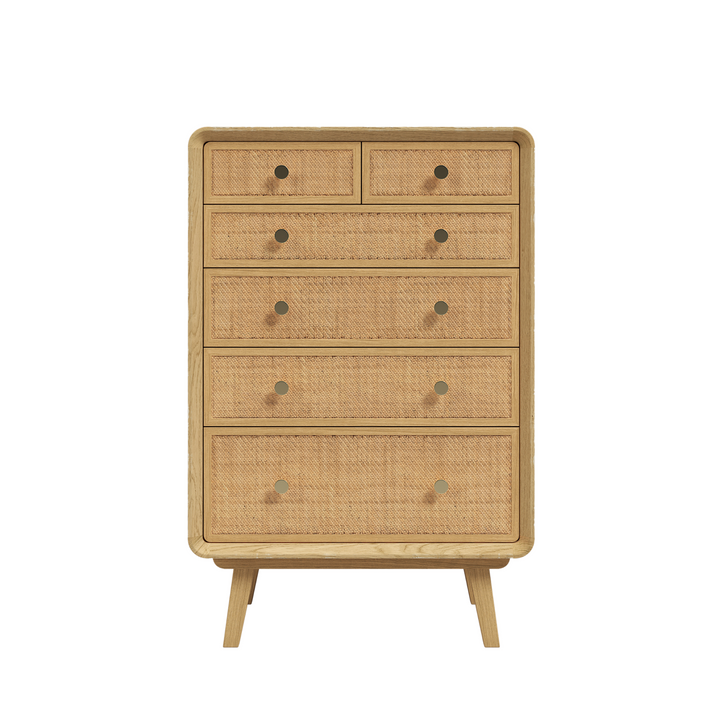Millen Rattan 2+4 Drawer Chest