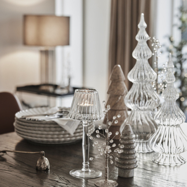 Asta Clear Glass Decoration Tree