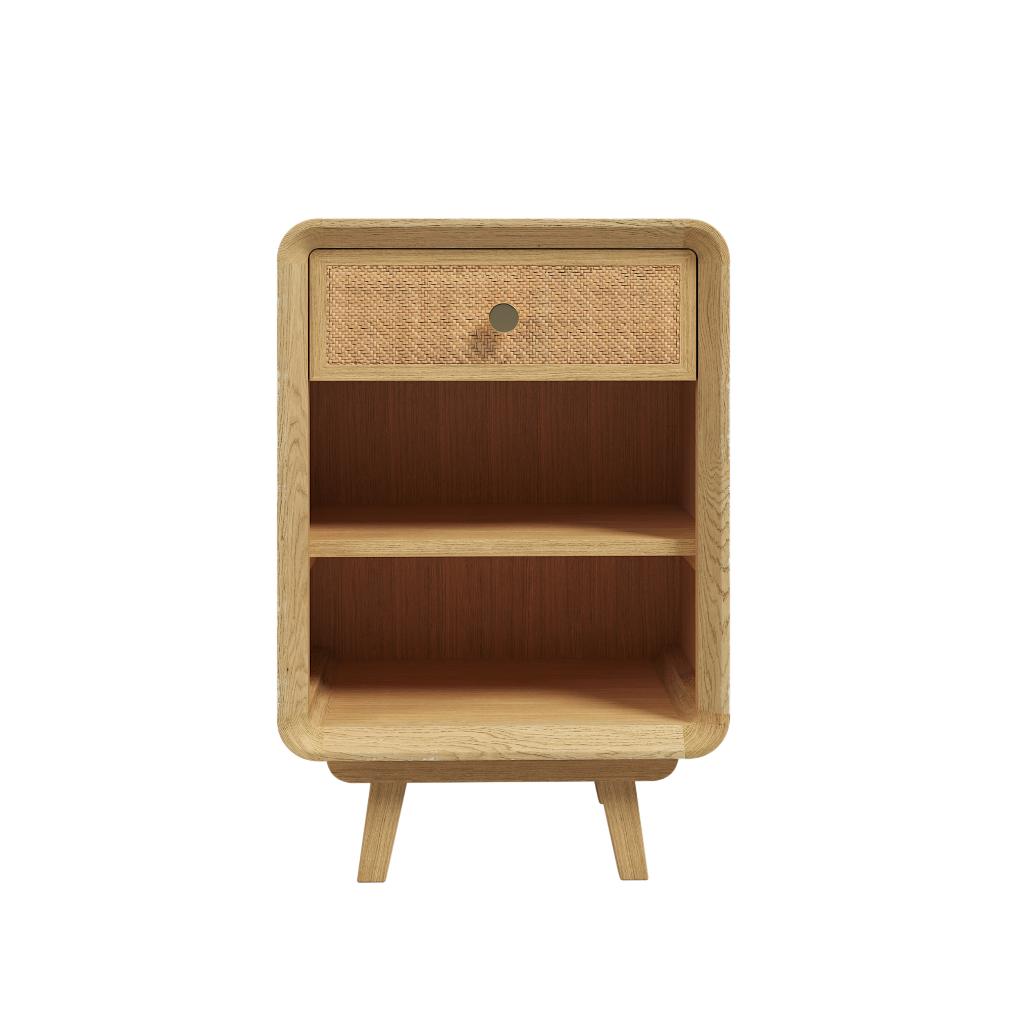 Millen Rattan 1 Drawer Bedside Chest