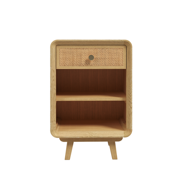 Millen Rattan 1 Drawer Bedside Chest