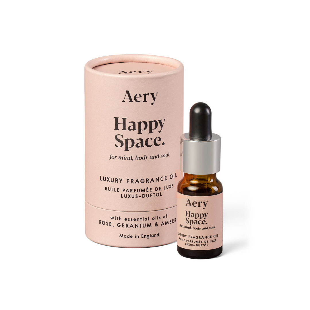 Happy Space Fragrance Oil - Rose, Geranium & Amber