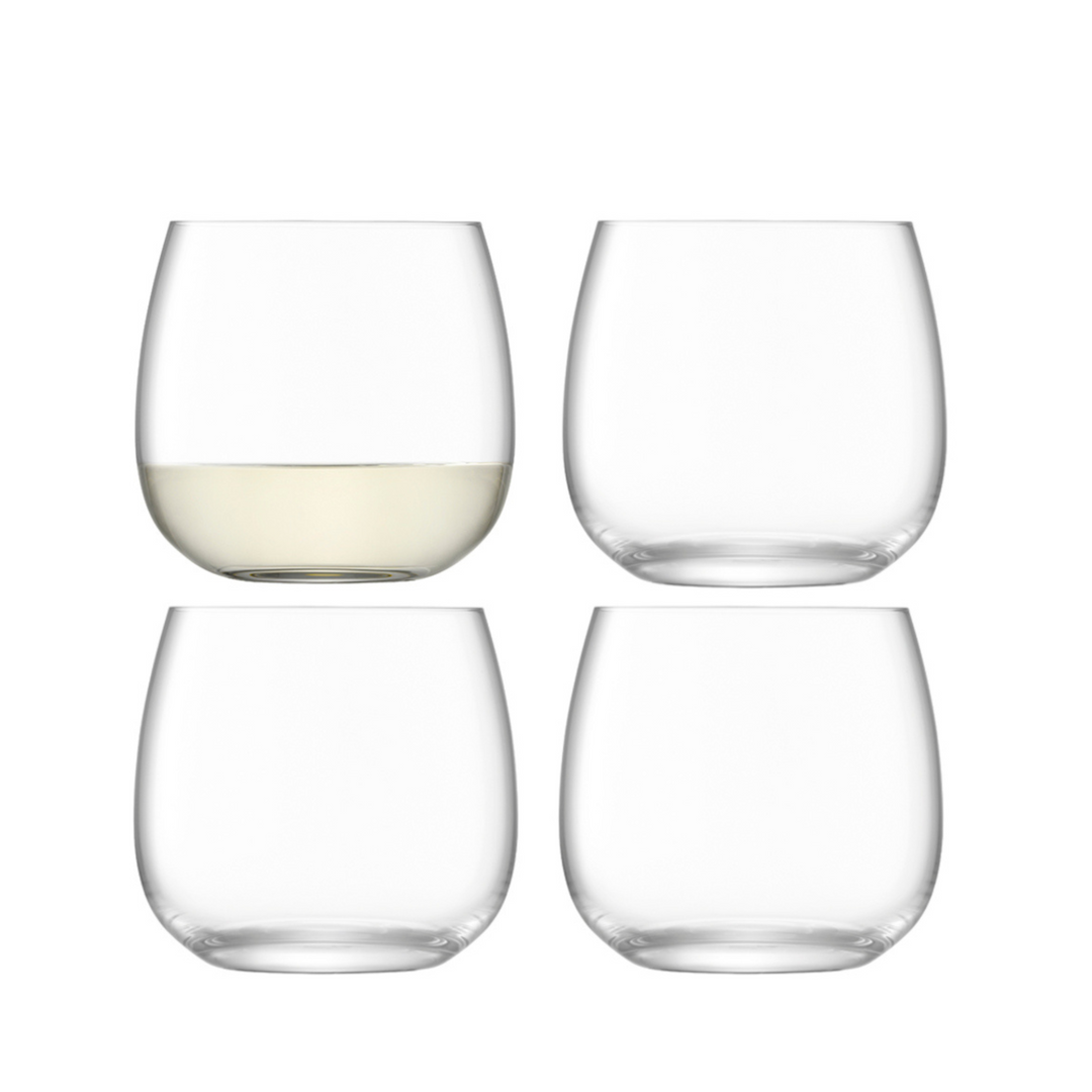 Borough Stemless Glass 370ml Set of 4
