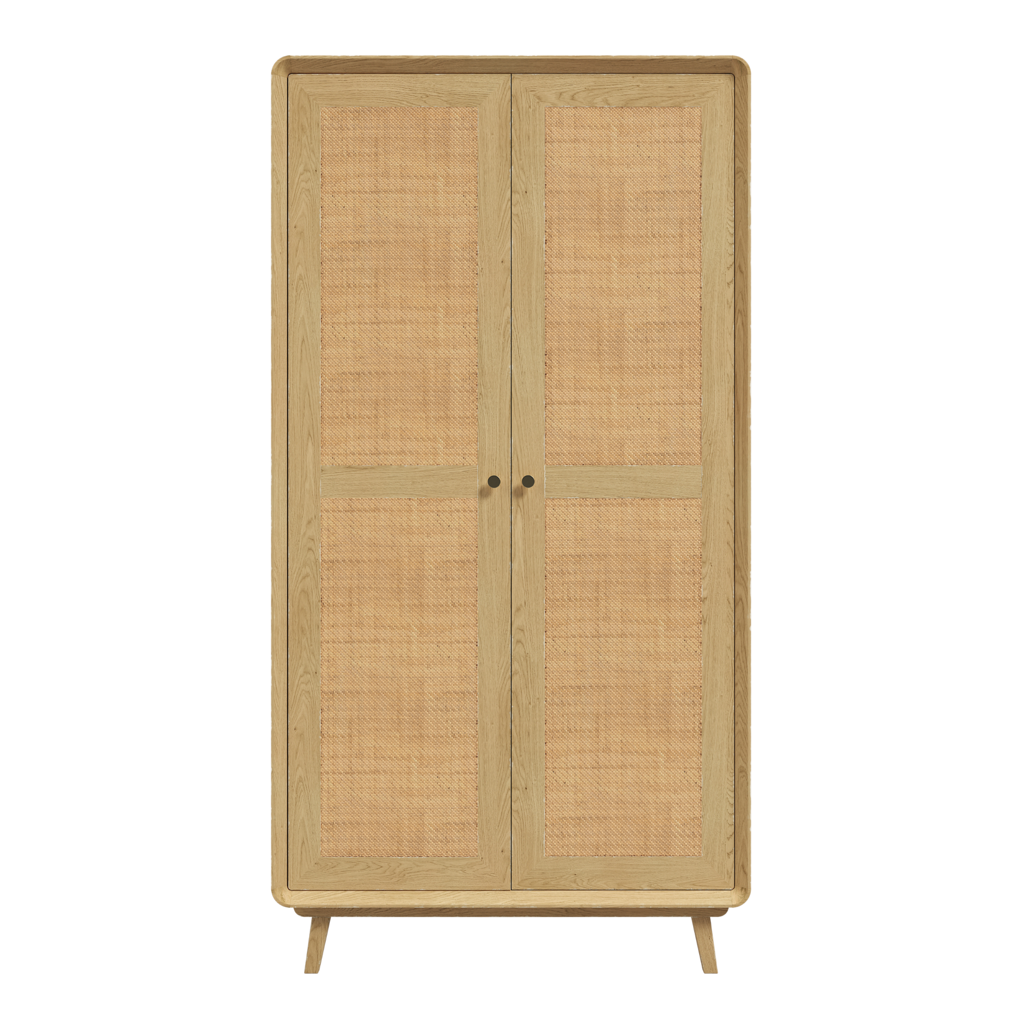 Millen Rattan 2 Door Wardrobe