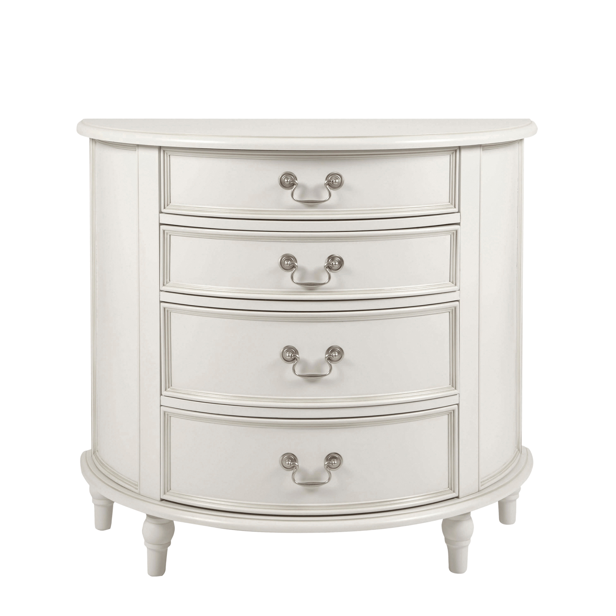 Clifton 4 Drawer Half Moon Chest