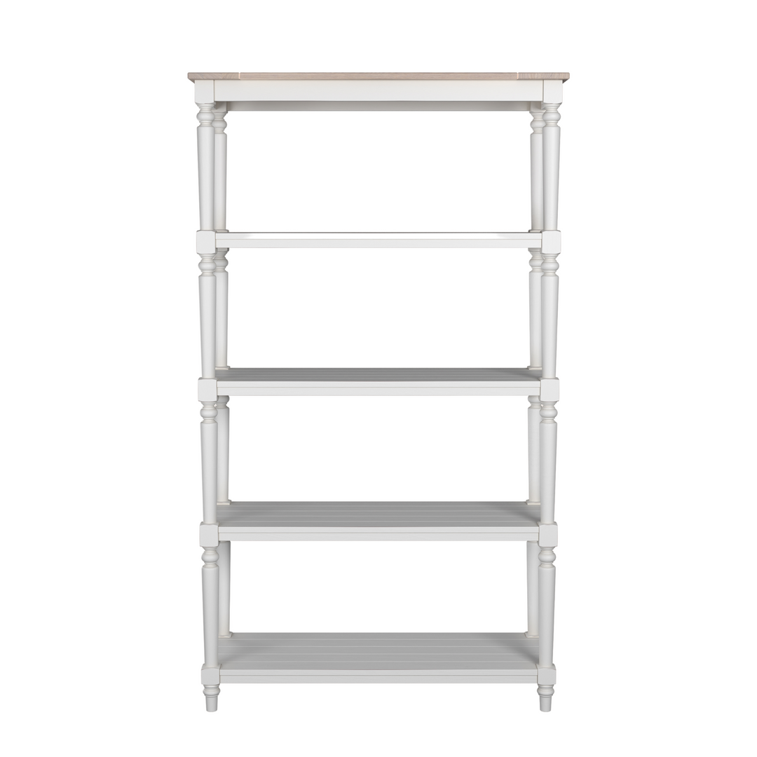 Dorset White Open Bookcase