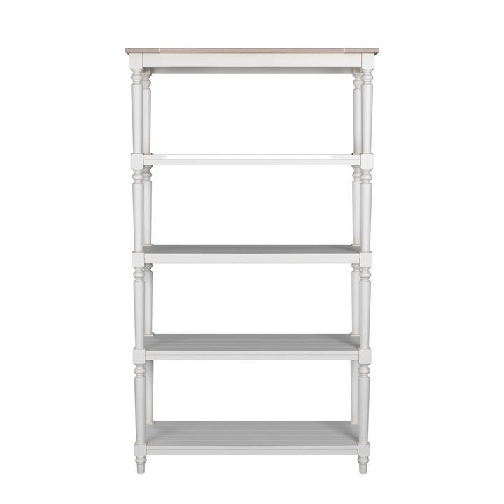 Dorset White Open Bookcase
