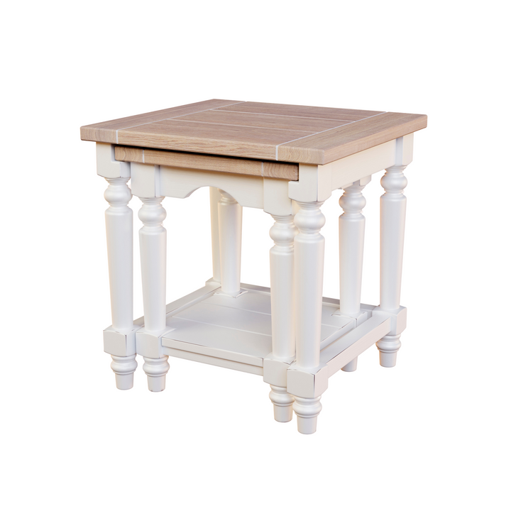 Dorset White Nest of 2 Tables