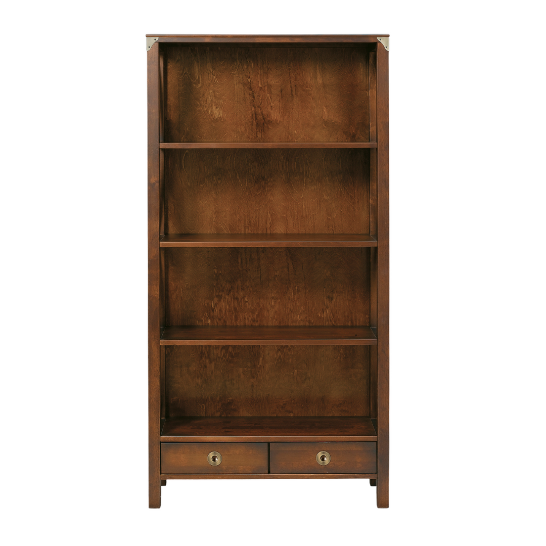 Balmoral 2 Drawer Single Bookcase