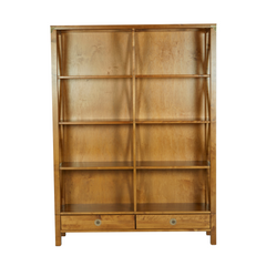 Balmoral 2 Drawer Double Bookcase