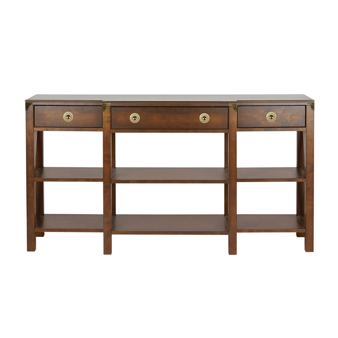 Balmoral 3 Drawer Triple Console Table
