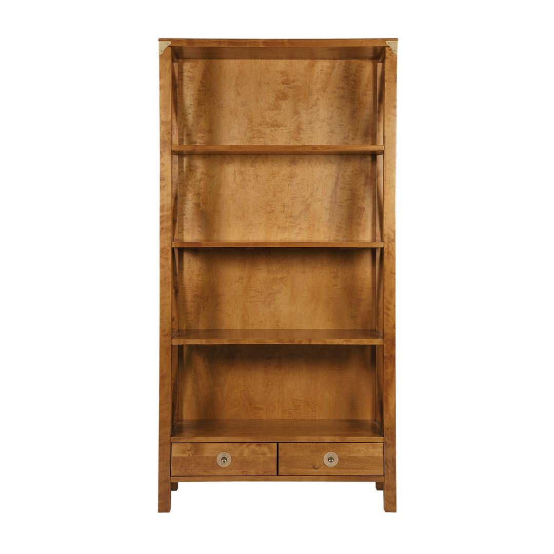 Balmoral 2 Drawer Single Bookcase
