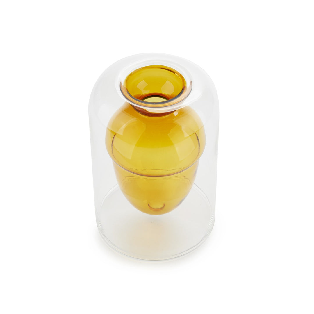 Acorn Glass Seed Vase
