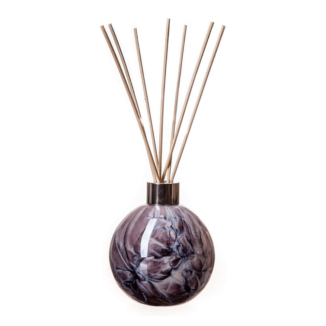Glass Sphere Reed Diffuser in Violet Marble